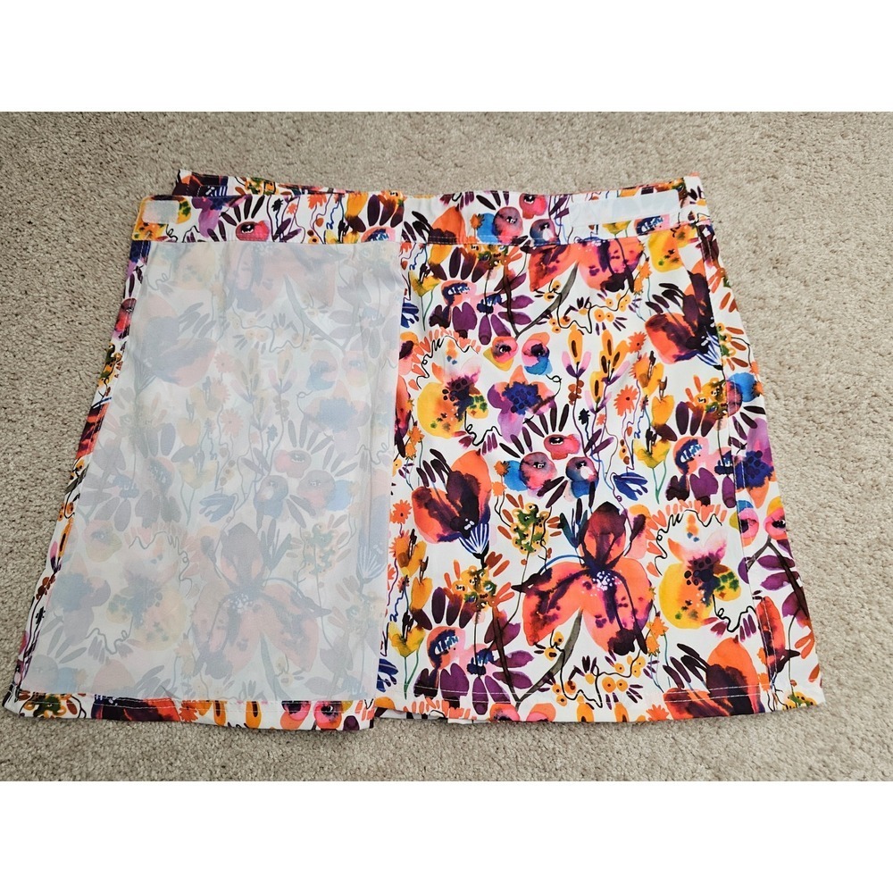 RipSkirt Hawaii Floral Wrap Skirt XXL Multi Color Quick Dry Activewear Mini - Picture 3 of 7